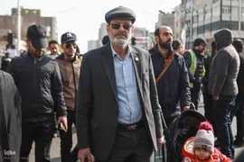حضور حسن مسلمی نائینی، رئیس جهاددانشگاهی در مراسم یوم‌الله ۲۲ بهمن