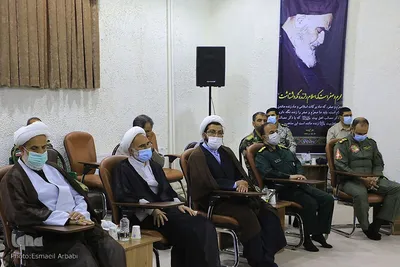 دیدار جمعی از فرماندهان نظامی خراسان جنوبی با حجت‌الاسلام علیرضا عبادی