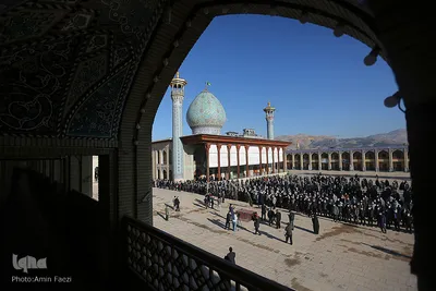 مراسم تشییع پیکر سردار شهید عبدالرسول استوار محمودآبادی در شیراز