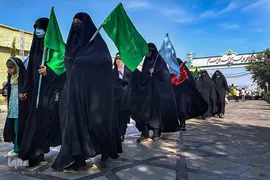 پیاده روی هیئت سه شنبه های مهدوی به سمت شاهچراغ(ع)‎‎