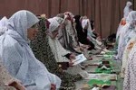 مراسم اعتکاف در مسجد دانشگاه تبریز