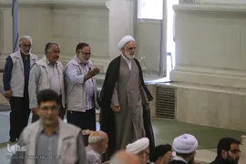 حضور حجت الاسلام والمسلمین غلامحسین محسنی اژه‌ای در نمازجمعه تهران/ 11 مرداد ۹۸