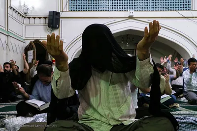 مراسم معنوی اعمال ام داود در حرم عبدالعظیم الحسنی(ع)