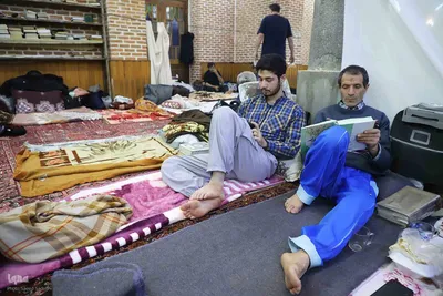 مراسم معنوی اعتکاف در تبریز