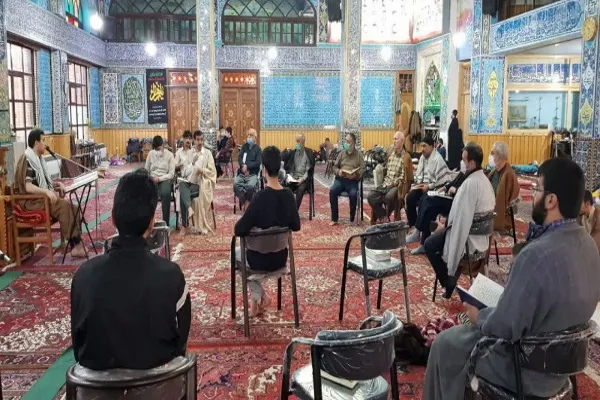 مراسم معنوی اعتکاف در مسجد جامع اردبیل 