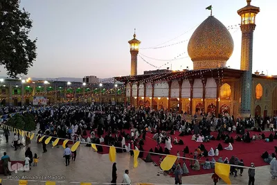 محفل انس با قرآن با تلاوت «سیدجواد حسینی»، قاری بین‌المللی کشور در شاهچراغ‎‎