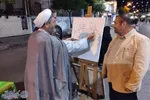 موج پنجاه و هفتمین شب اجتماع مردم  بابلسر  در  میدان شهدای بیت المقدس