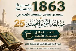 Filistin Evkaf Bakanlığı 25. Mescid-i Aksa Kur’an yarışmasını düzenliyor