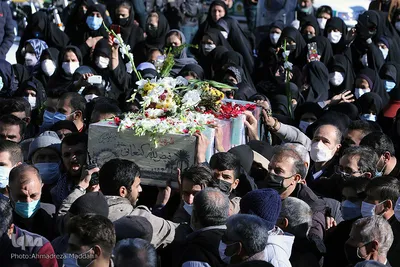 مراسم تشییع و تدفین پاسدار شهید «فیض‌الله کنعانی حقیقی» در شیراز‎‎