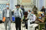 آیین تجلیل از جانبازان شیمیایی در حرم رضوی
