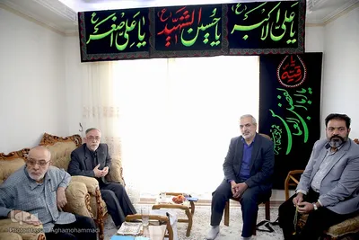 دیدار جامعه قرآنی با خانواده شهید قرآنی «حسن کوهستانی»