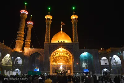 یه گزارش از مراسم عزاداری سالروز  شهادت حضرت معصومه(س)