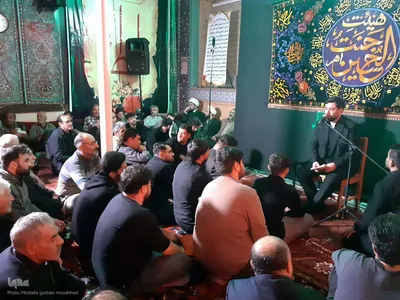 مراسم عزاداری و سینه زنی به مناسبت ایام شهادت حضرت زینب کبری(س) در اهر