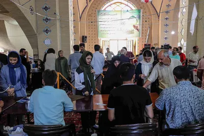 حضور گسترده معلولان تبریز در انتخابات ریاست جمهوری‎