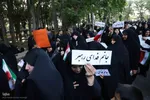 همایش زینبیون و کفن پوشان در محکومیت جنایات آمریکا و اسرائیل