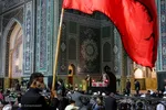 وداع با پیکر روحانی شهید اصلانی در حرم مطهر رضوی
