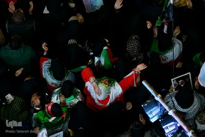 تشییع پیکر سردار شهید حاج مجید خادمی در تهران