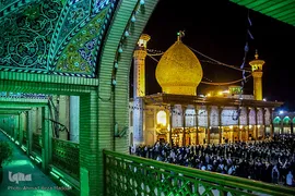 آئین شام غریبان امام رضا(ع) در حرم مطهر شاهچراغ(ع)
