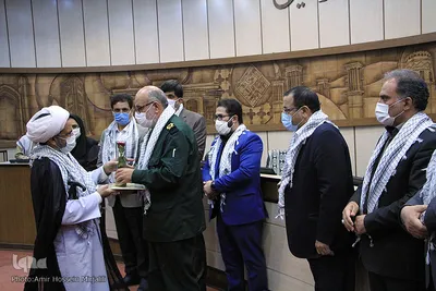 تجلیل از پیشکسوتان جهاد و شهادت در صحن علنی شورای اسلامی شهر یزد‎