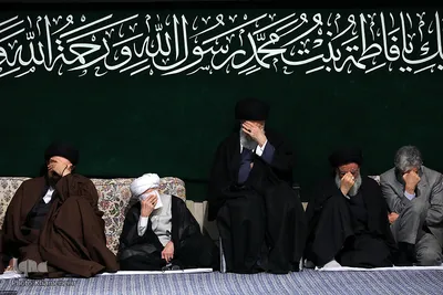 مراسم عزاداری شب شهادت حضرت زهرا (س) در حسینه امام خمینی(ره)