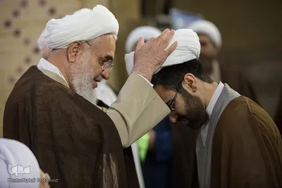 عمامه گذاری جمعی از طلاب استان قزوین