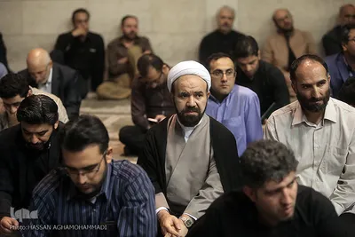 مراسم یادبود دو جهادگر شهید حادثه تروریستی مجلس