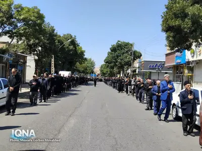 مراسم عزاداری خیابانی رحلت پیامبر اکرم (ص) در اهر