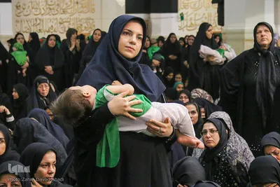 همایش شیرخوارگان حسینی در حرم حضرت معصومه (س)