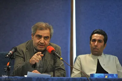 اتابک نادری ، دبیر جشنواره تئاتر رضوی در نشست خبری بخش هنرهای نمایشی رضوی