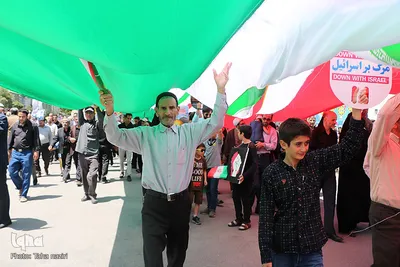 راهپیمایی روز قدس-اراک/عکاس:طه نظیری