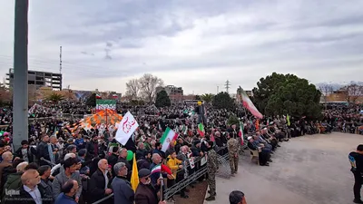 مراسم راهپیمایی ۲۲ بهمن در کاشان
