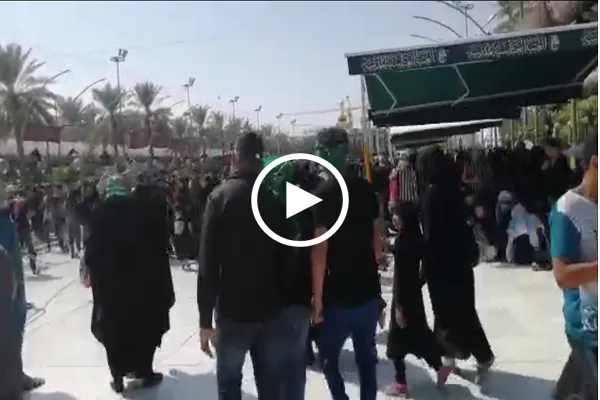 شاهد...أجواء بين الحرمين على أعتاب أربعينية الإمام الحسين (ع)