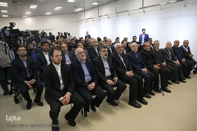 مراسم افتتاحیه تالار دستاوردهای هسته‌ای در باغ موزه دفاع مقدس