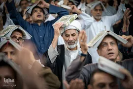 مراسم احیای شب بیست‌و‌سوم ماه مبارک رمضان، در حرم نورانی امام حسین(ع) و بین الحرمین در کربلای معلی