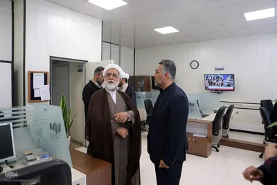 بازدید حجت الاسلام حمید ملکی قائم مقام مدیر حوزه های علمیه سراسر کشور از خبرگزاری ایکنا