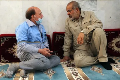 بازدید وحیدی، وزیر کشور از مناطق سیل زده «استهبان»