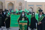 گلباران حرم های مطهر حضرت شاهچراغ (ع) و حضرت «ام احمد (س)»