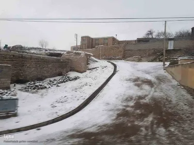 طبیعت برفی ارتفاعات و مناطق روستایی اهر