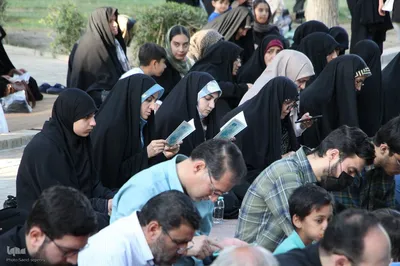 مراسم معنوی دعای عرفه در ملایر