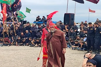 شبیه خوانی روستاب اقبلاغ اقاجان خان