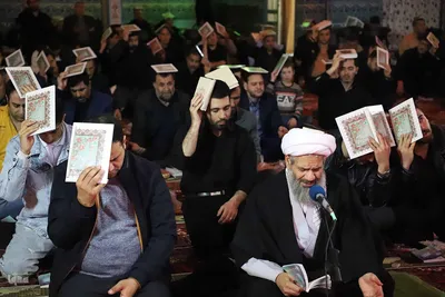 احیای شب بیست و یکم ماه مبارک رمضان در اهر