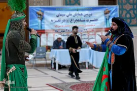 مراسم آیینی تعزیه در حرم شاهچراغ (ع)