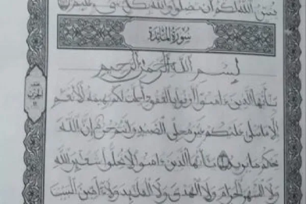 Mısırlı  genç kız Osman Taha hattıyla Kur’an-ı Kerim yazdı
