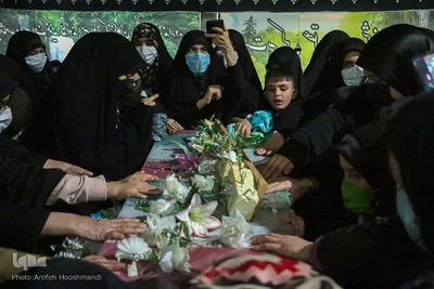 شب وداع با پیکر مطهر شهید باب الله داودی‎‎