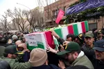 مراسم تشییع پیکر مطهر شهدای اقتدار آذربایجان شرقی