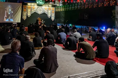 حسینیه ایران؛ عزاداری شب پنجم محرم‎‎