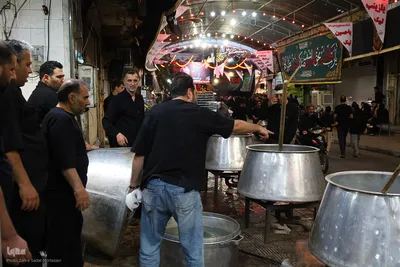طعم ارادت؛ پخت هزاران پرس غذای نذری در خمینی‌شهر