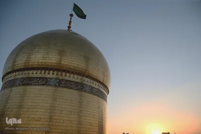 آیین تعویض پرچم آستان بانوی کرامت