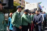 مراسم رژه ناوگان آتش‌نشانی اصفهان