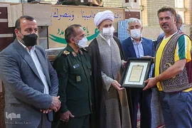 مراسم تجلیل از پهلوانان زورخانه ای در شیراز